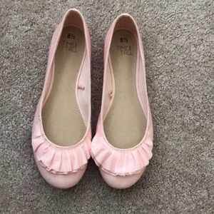 Pale Pink flats 💕